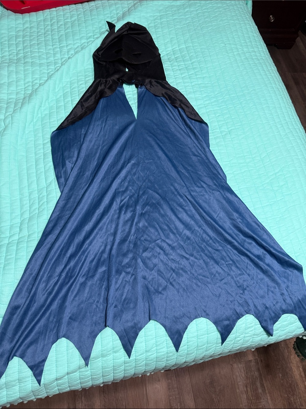 Kids Batman Cape with Built in Mask